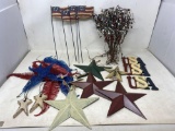 Patriotic Decorations Lot