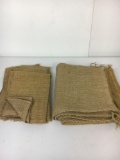 Burlap Type Fabrics Lot