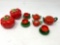 Tomato Salt & Pepper Shakers by Holt Howard and Occupied Japan Tea Set