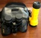 Bushnell 7-15 x 35 Binoculars with Case and Yellow Flashlight