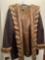 Dennis Basso Suede & Fur Lady's Coat, Size M