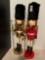 2 Nutcrackers- Red & Gold Jackets