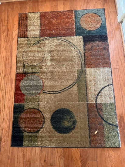 Abstract Throw Rug