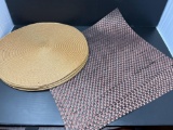 2 Sets of Placemats- Wicker and Woven