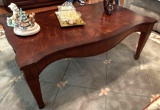 Quality Antique Style Inlaid Veneer Coffee Table