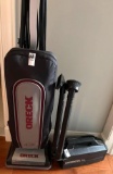 Oreck Upright Vacuum and Oreck XL Canister Vacuum with Attachments