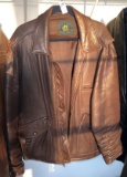 Club Room Brown Leather Jacket