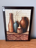 Framed Still Life Vases