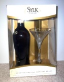 Sylk Cream Liqueur Gift Box with Bottle and Glass