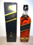 Johnnie Walker Black Blended Scotch Whiskey with Box