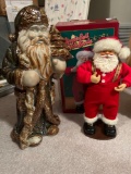 Ceramic Santa Figure and 