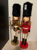 2 Nutcrackers- Red & Gold Jackets