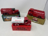 3 Texaco Die Cast Vehicle Banks