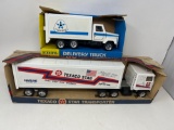 Ertl Clemens Delivery Truck and Texaco Star Transporter
