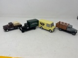 4 Die Cast Trucks