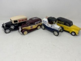 4 Die Cast Truck Banks