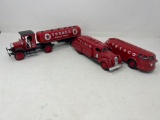 3 Die Cast Texaco Truck Banks