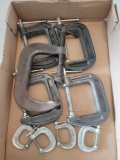 Various Sizes of C-Clamps