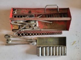 Tool Tray with Various Socket Sets, etc.