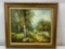 Framed Oil Painting Forest Landscape