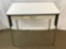 Enamel Top Single Drawer Table