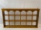 Wooden Wall Display Rack