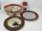Cowboy Place Setting- 2 Plates, Bowl & Tumbler and Complementing Ceramic Plate