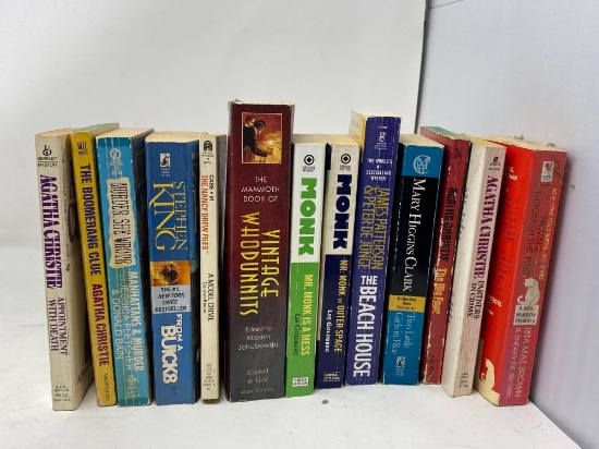 Paperback Books Lot- Fiction Titles