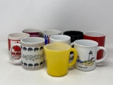 9 Assorted Coffee Mugs