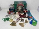 Christmas Ornaments, Bead Garland, Tie, Nutcracker