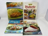 4 Cookbooks- 3 with Diabetic Recipes