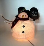 Light-Up Snowman Decoration- 