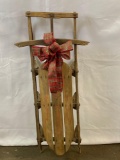 Lightning Guider Sled with Christmas Bow