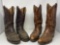 2 Pairs of Cowboy Boots- One is Tony Lama,Size 10.5EE, Other is Chippewa, Size 10.5D