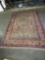 Oriental Style Floral Wool Room-Size Rug