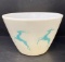 Fire King Bowl with Leaping Ibex