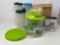 Tupperware Power Chef System with Box and 3 Plastic Lidded Containers