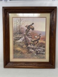 Framed Pheasants Print by Gregory Messier