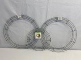 3 Wire Wreath Forms- New