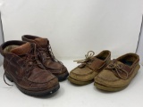 Rocky Hand Chuckka Boots, Size 10.5M and Leather Loafers, Size 10.5M