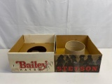 2 Hat Boxes- Bailey's & Stetson