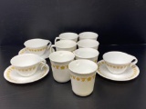 Corningware Mugs, Cups and Saucers