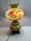 Gone with the Wind Style Lamp with Floral Decoration
