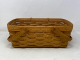 1995 Longaberger Basket with Double Swing Handles