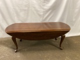 Queen Anne Style Drop Leaf Coffee Table