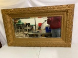 Antique Gilt Framed Rectangular Mirror