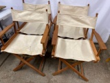 4 Director Style Chairs