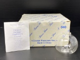 Princess House Set of 4 Crystal Placecard Vases- New in Box