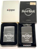 2 ZIPPO Hard Rock Cafe Lighters, PHOENIX & ORLANDO