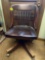 Antique Wooden Office Chair